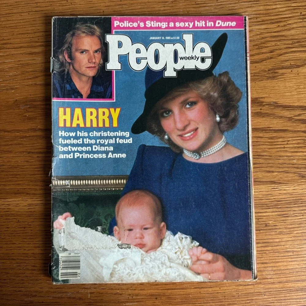People Weekly Magazine January 14 1985 Princess‎ Diana Prince Harry